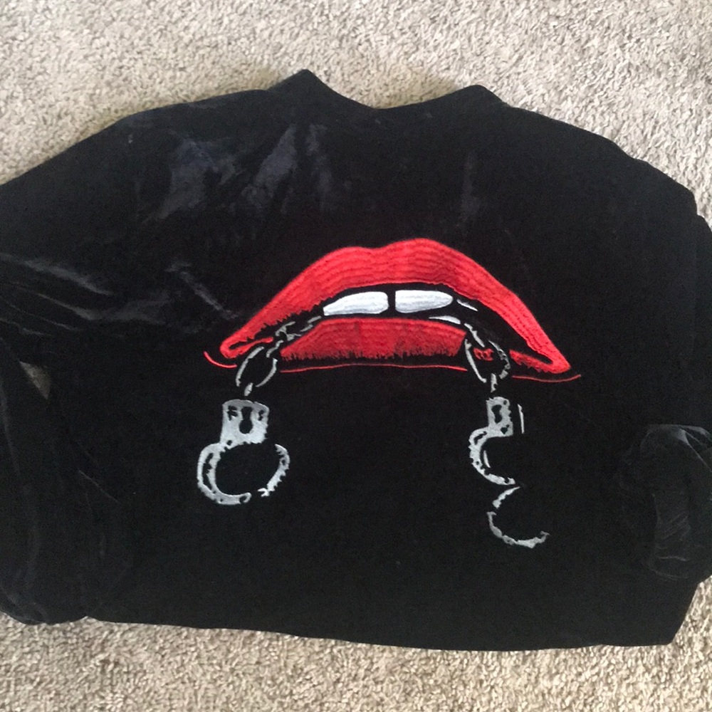 Obey Sabre Black Velvet Bomber Jacket